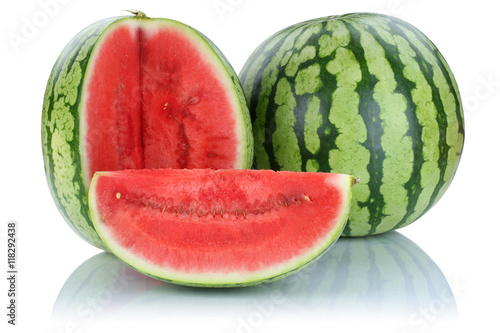 Wassermelone geschnitten frische Früchte Frucht Obst Sommer Fre