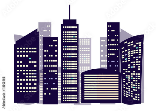 Cityscape background  Vector  Artwork  City image in jpg and eps. 