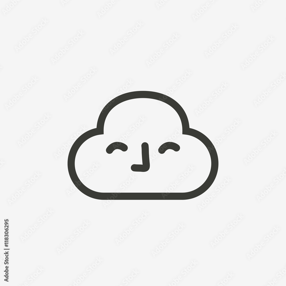 weather cloud icon weather cloud icon