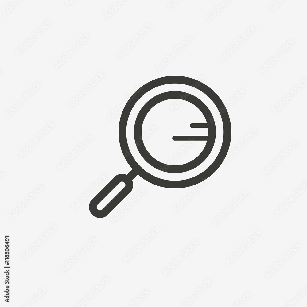 zoom outline icon zoom outline icon