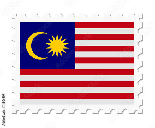stamp flag malasya