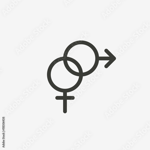 twisted sex symbol icon