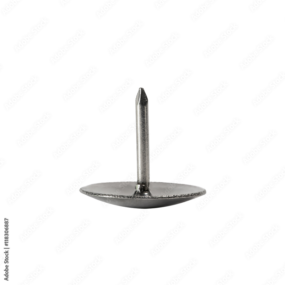 Thumb tack isolated on white background Thumb tack isolated on white background