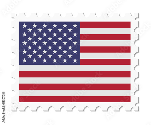 stamp flag united states