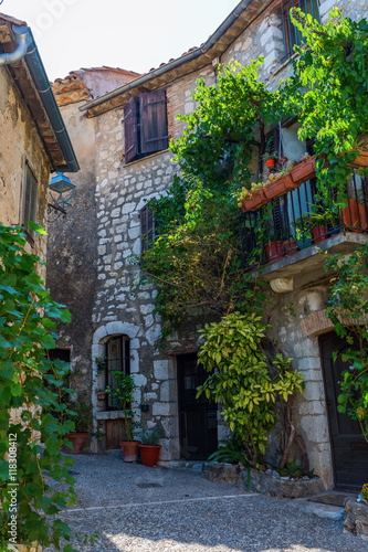 alley in Saint-Paul-de-Vence  Provence  France