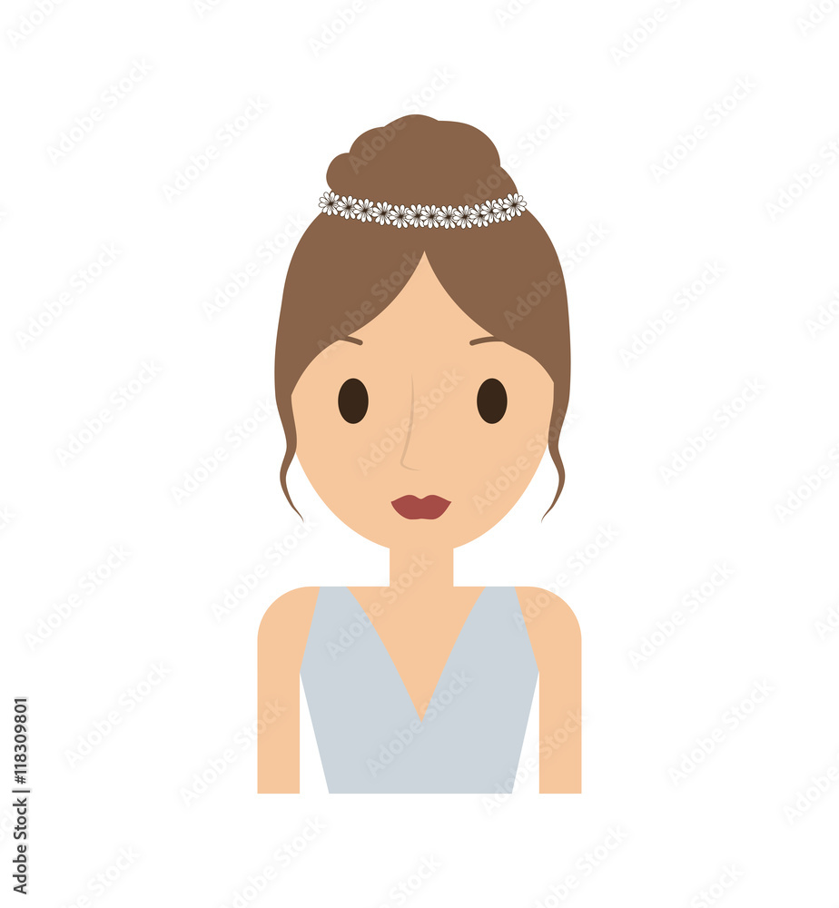 woman female girl dress avatar person people icon. Isolated and flat illustration. woman female girl dress avatar person people icon. Isolated and flat illustration.