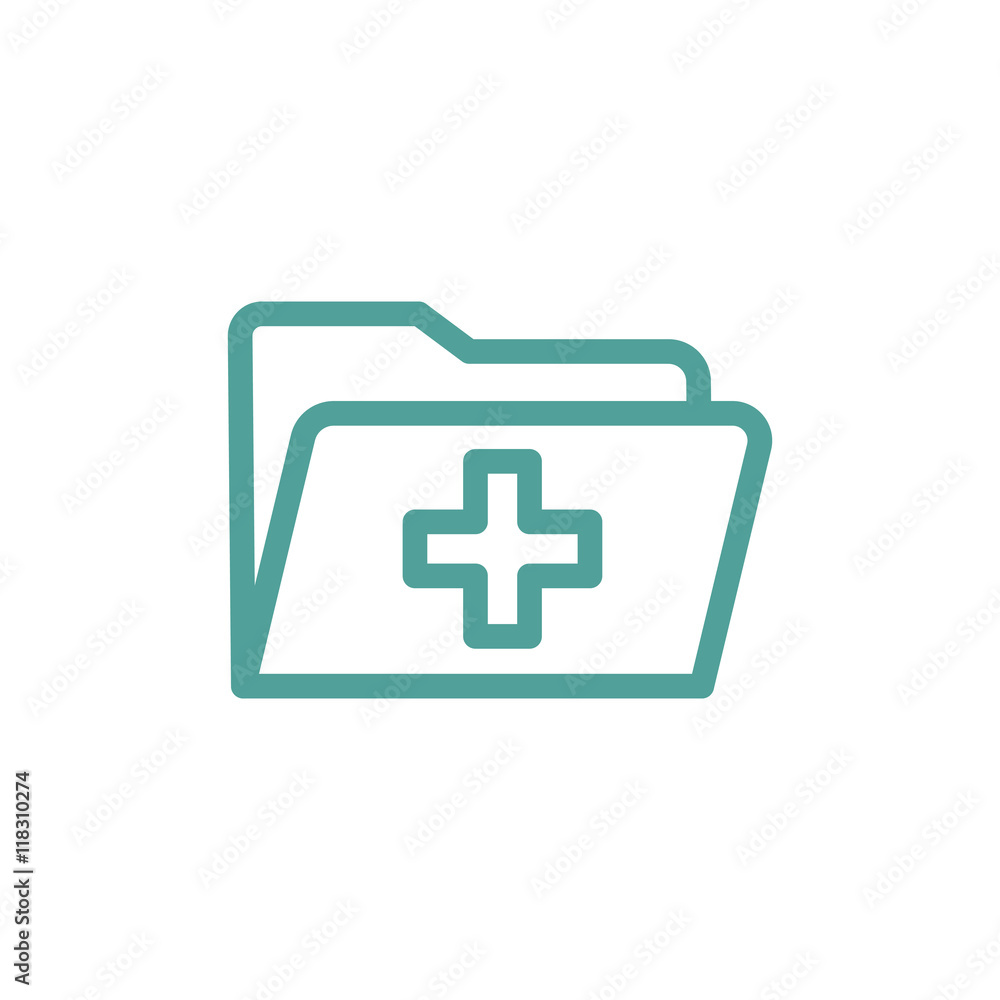 Medical record icon Medical record icon