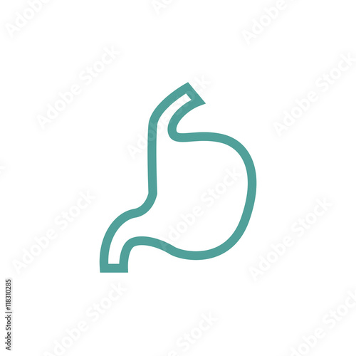 Stomach icon sign