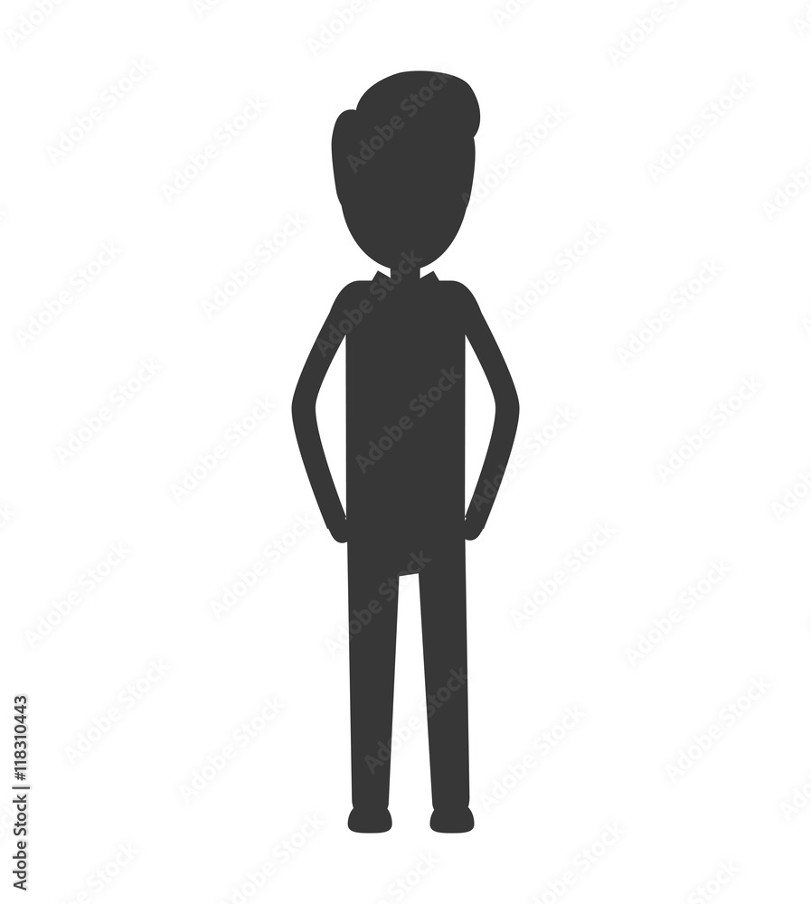 man male avatar silhouette person people icon. Isolated and flat illustration. man male avatar silhouette person people icon. Isolated and flat illustration.