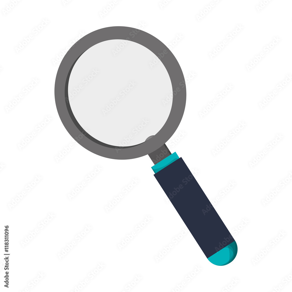 flat design magnifying glass icon vector illustration flat design magnifying glass icon vector illustration