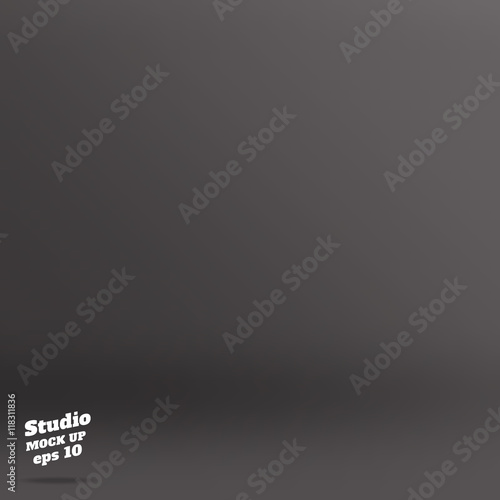 Vector ,Empty rich color style of blue grey studio room backgrou