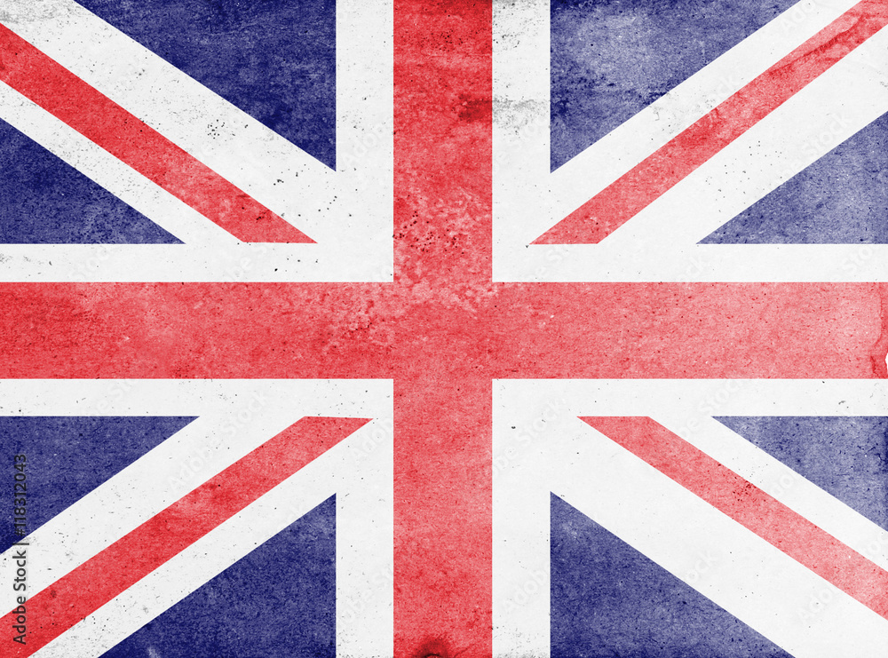Fototapeta premium Grunge Union Jack Flag 