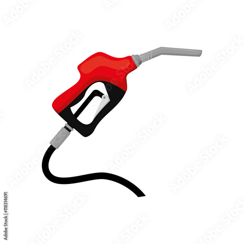 dispenser oil industry petroleum gasoline icon. Isolated and flat illustration. Vector graphic