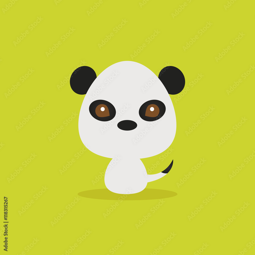 Cute Cartoon Wild panda Cute Cartoon Wild panda