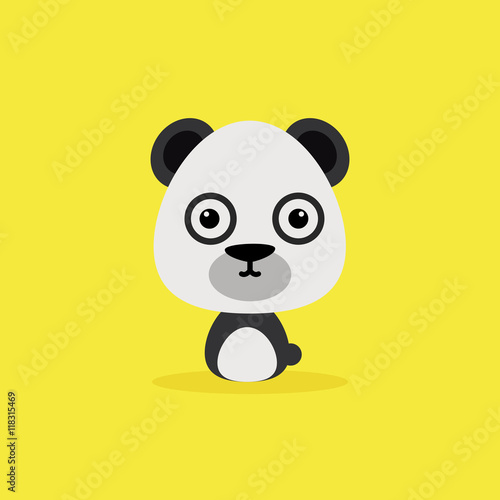 Cute Cartoon Wild panda