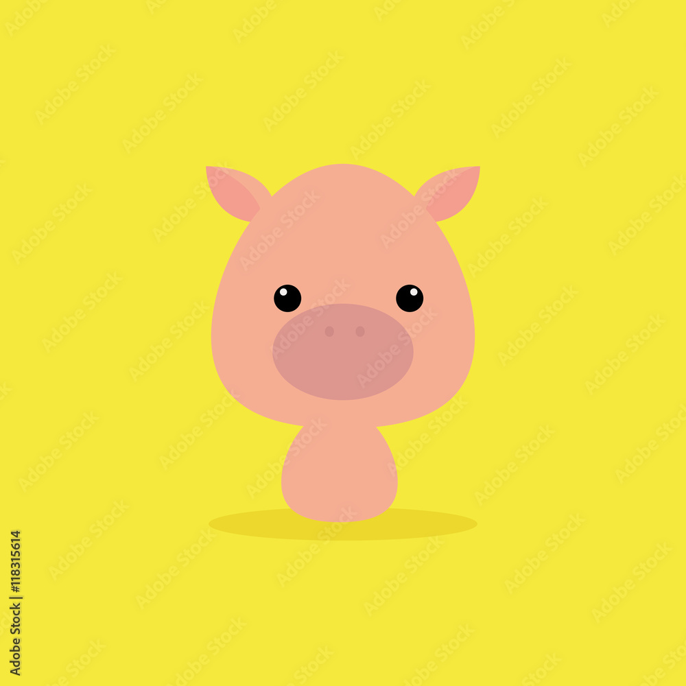 Cute Cartoon pig