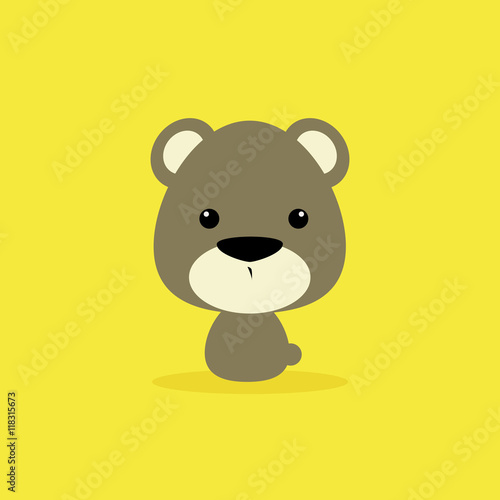 Cute Cartoon Wild bear