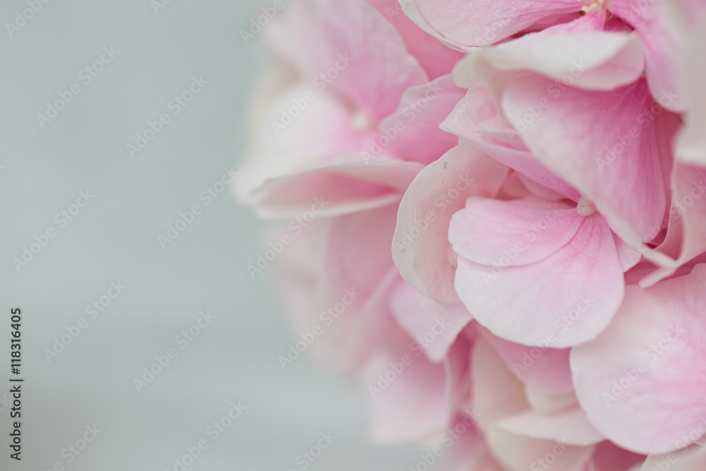 Pink flower decoration