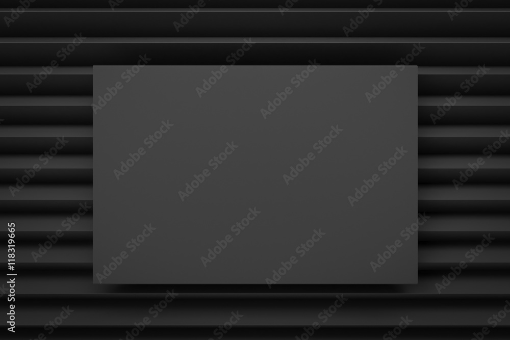 black zig zag layout background 3d render black zig zag layout background 3d render