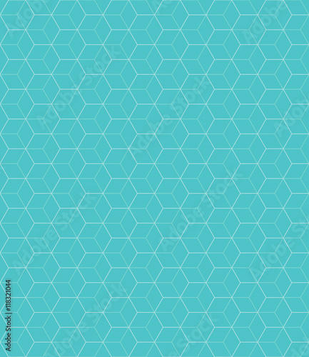 Blue hexagonal seamless pattern