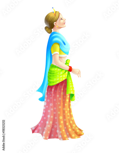 An Indian lady
