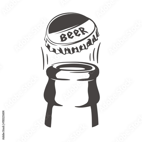opening of a bottle of beer