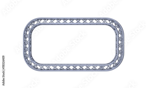 Truss frame in form of rect...