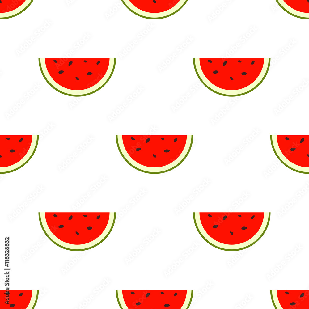 Seamless background with watermelon slices. Seamless background with watermelon slices.