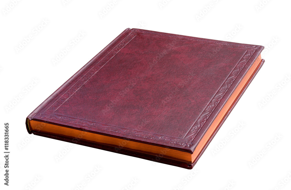 purple book with gold pages isolated on white background purple book with gold pages isolated on white background