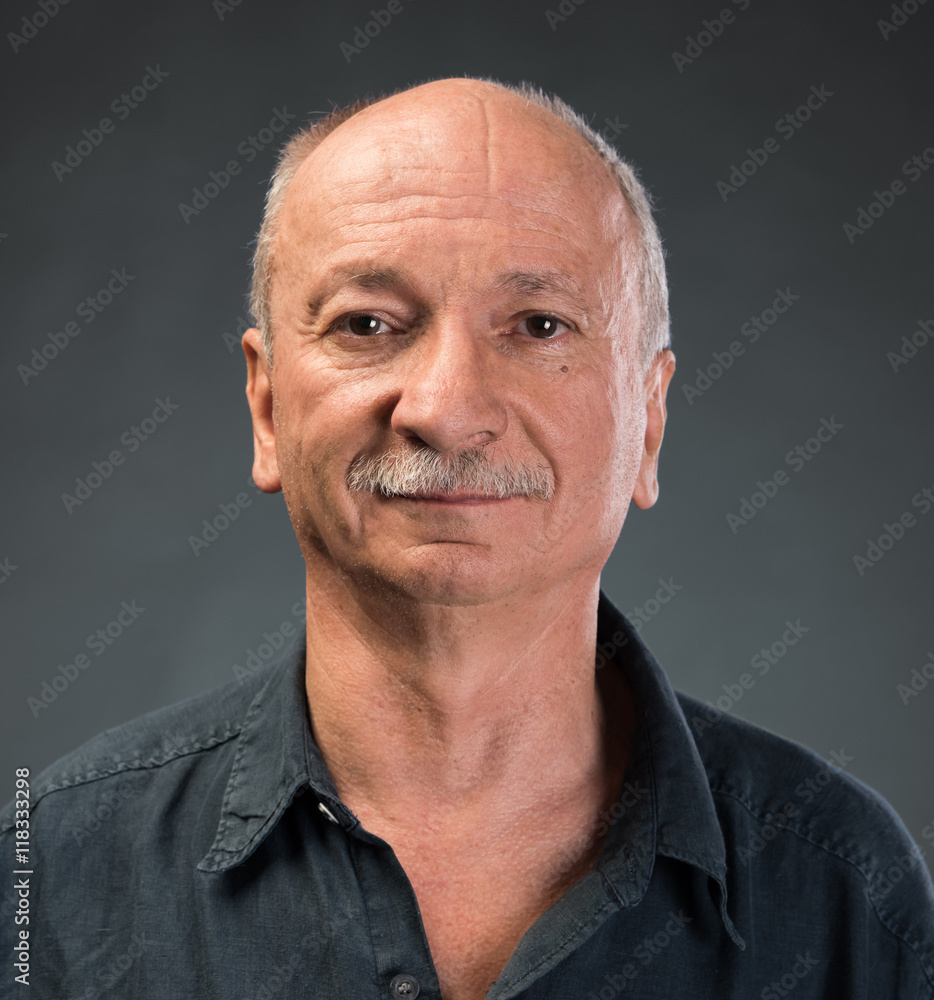 Fototapeta premium Smiling elderly man