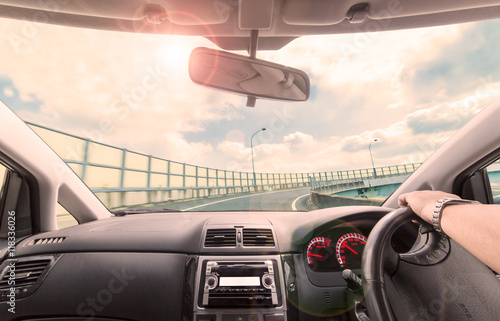 Fotografie 高速道路の車窓