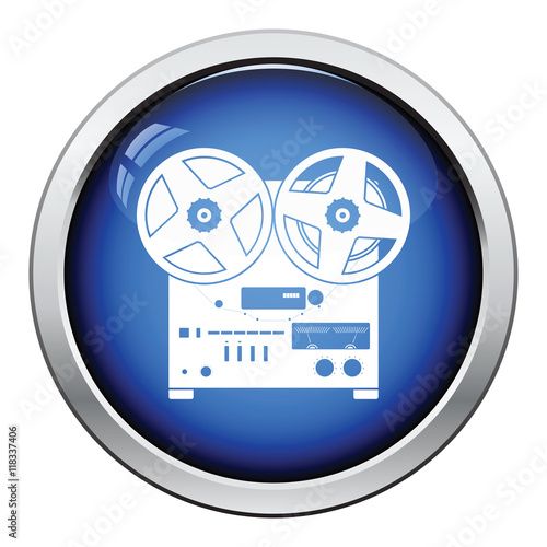 Reel tape recorder icon