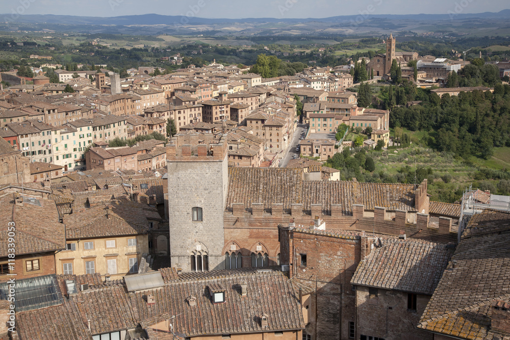 View of the City of Siena