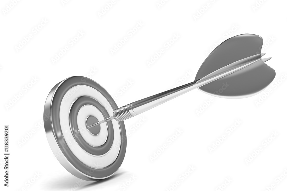 arrow darts in target. 3d rendering. arrow darts in target. 3d rendering.