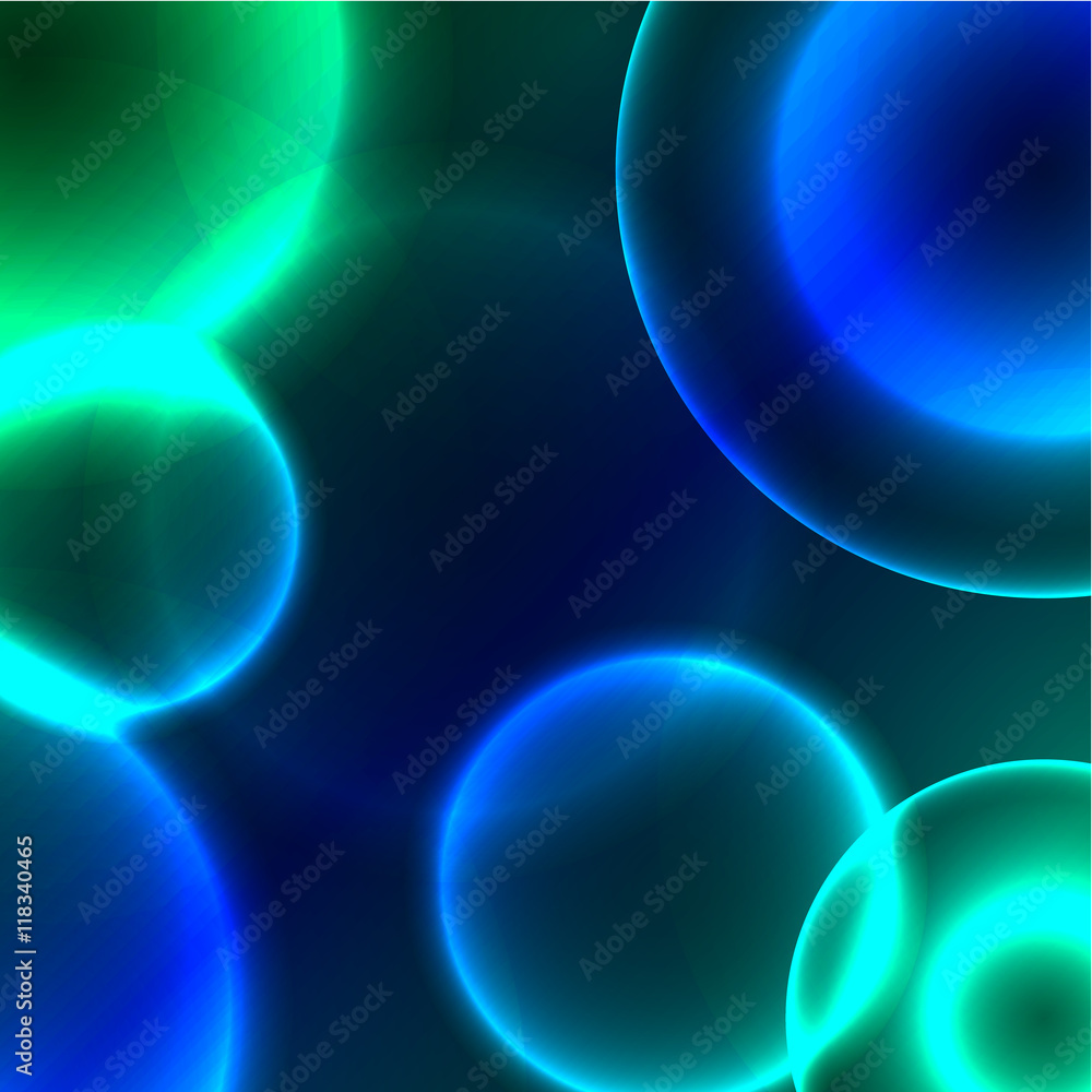 Vector astract background with bright circles. Blurred sparkles, bokeh. Vector astract background with bright circles. Blurred sparkles, bokeh.