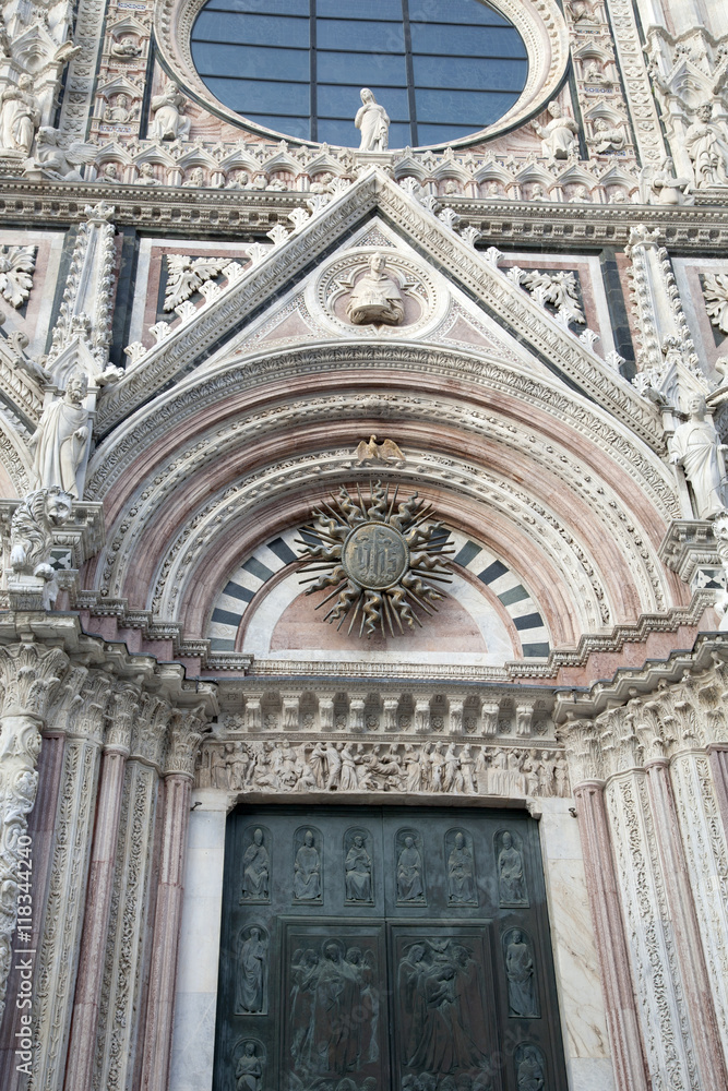 Cathedral Entrance in Siena