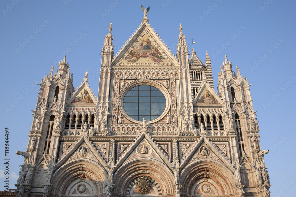 Cathedral Facade in Siena