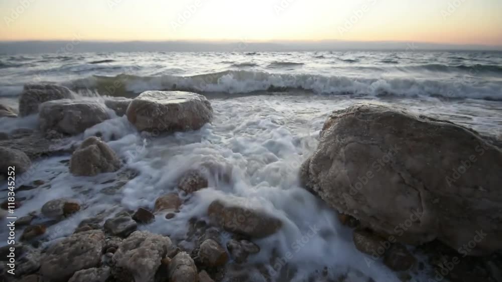 Dead Sea waves- Jordan Dead Sea waves- Jordan