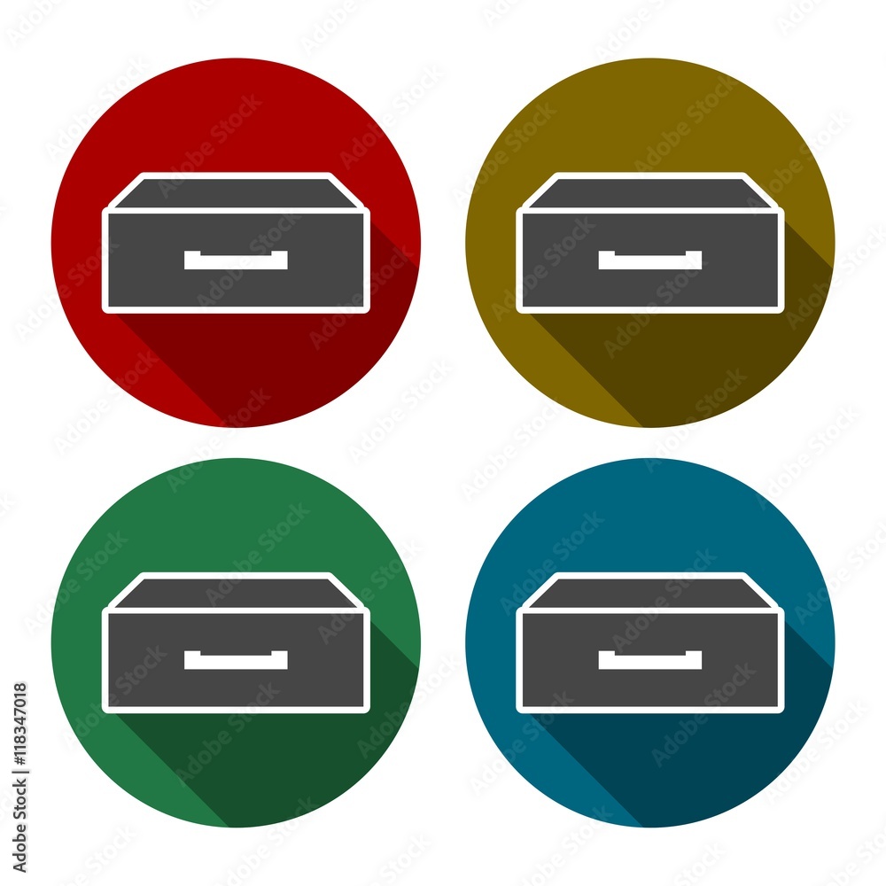 Drawer Icons set Drawer Icons set
