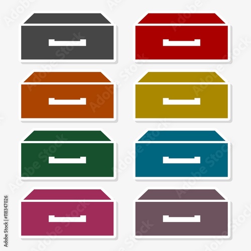Drawer Icons set