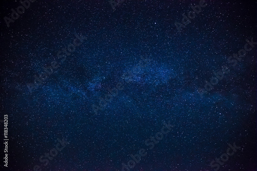 Colorful space shot showing the universe milky way galaxy with stars and space dust.