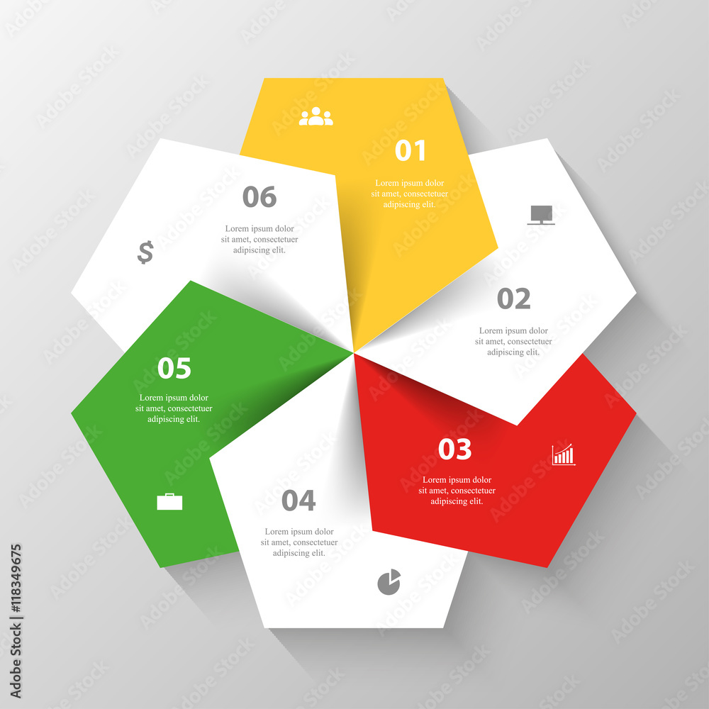 Vector business template for presentation. Vector business template for presentation.