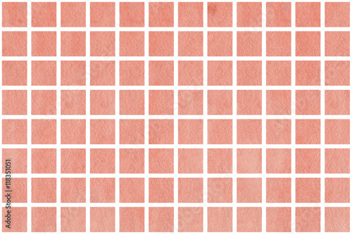 Watercolor pink squares