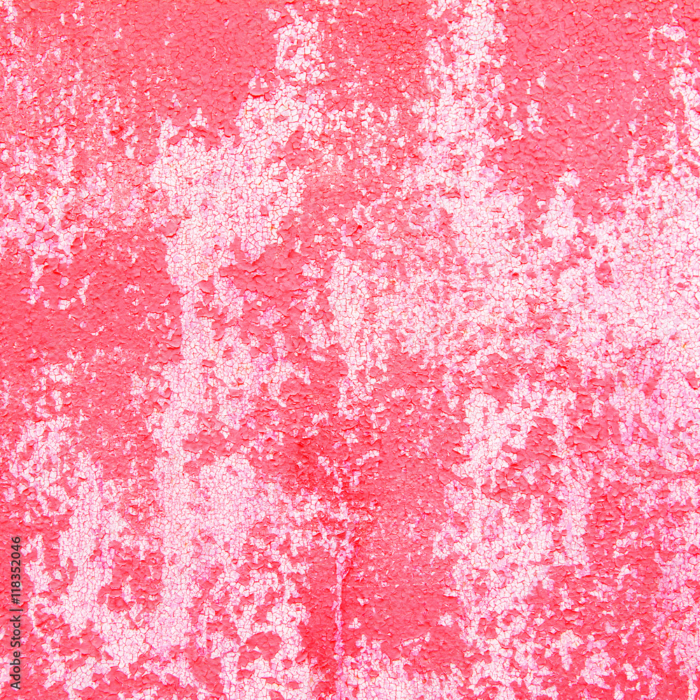 Fototapeta premium pink background rusty metal panel painted