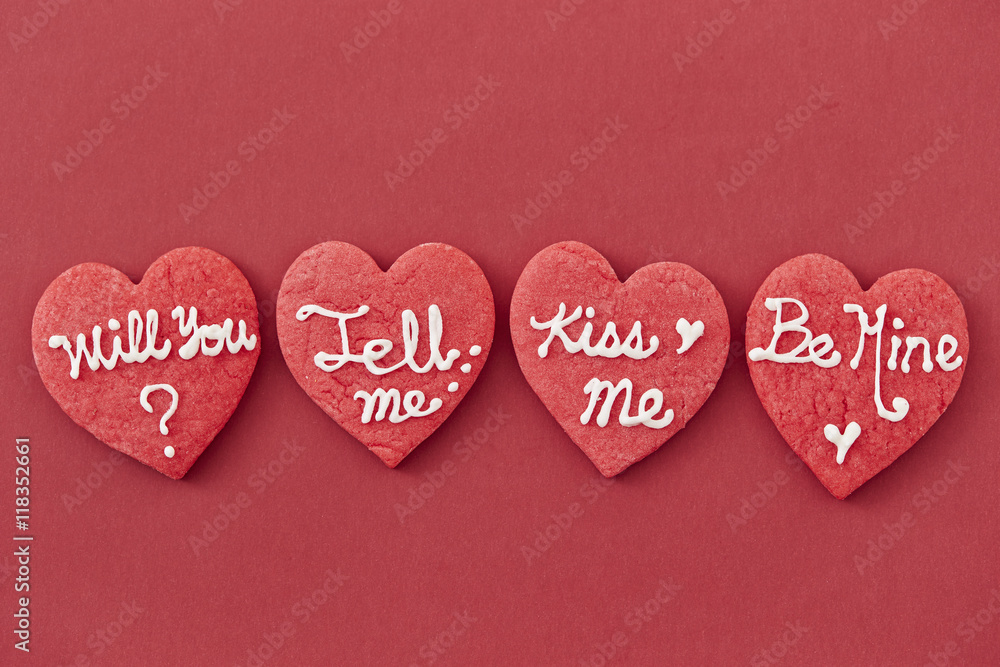 Fototapeta premium Heart cookies