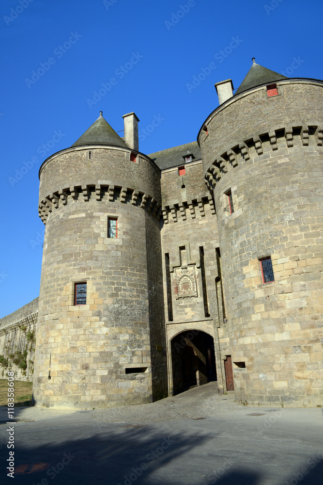Entrée du château de Guérande 