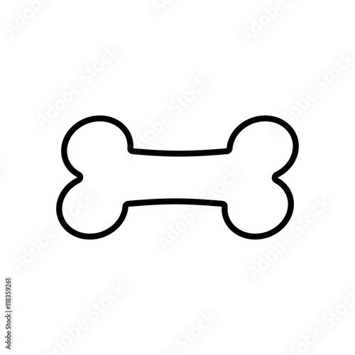 Dog bone icon