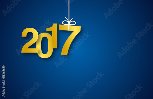 2017 Blue background
