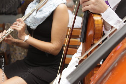 a trio ensemble at a function