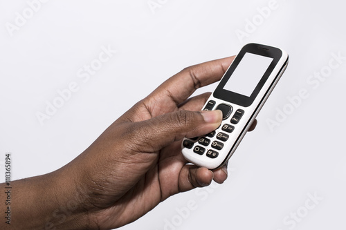 Wallpaper Mural Hand holding retro phone  Torontodigital.ca